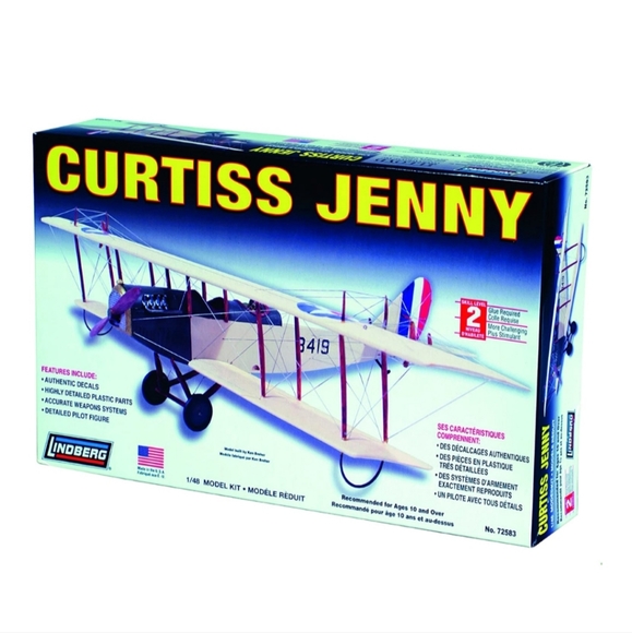 : New lindberg Curtiss jenny Model Kit no. 72583 - Picture 14 of 14
